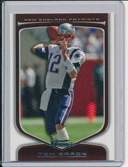 Tom Brady [White] #10 Football Cards 2009 Bowman Draft Prices