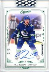 Olli Juolevi Hockey Cards 2020 Upper Deck Clear Cut Champs Autographs Prices