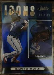 Vladimir Guerrero Jr. [Spectrum Blue] #I-7 Baseball Cards 2022 Panini Absolute Icons Prices