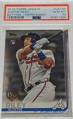 Austin Riley [Batting 150th Anniversary] #US100 Baseball Cards 2019 Topps Update Prices