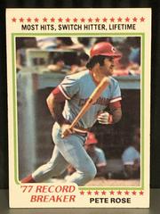 Pete Rose Baseball Cards 1978 Topps Prices