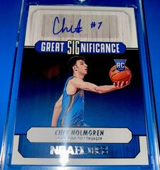 Chet Holmgren Basketball Cards 2022 Panini Hoops Great SIGnificance Autographs Prices