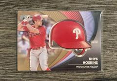 Rhys Hoskins [Gold] #BH-RH Baseball Cards 2022 Topps Batting Helmet Relic Prices