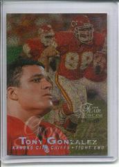 Tony Gonzalez [Row 0] #49 Football Cards 1997 Flair Showcase Prices