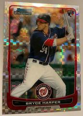 Bryce Harper [Xfractor] #214 Baseball Cards 2012 Bowman Chrome Prices