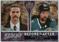 Erik Karlsson [Gold] Hockey Cards 2021 Upper Deck MVP Before and After Prices