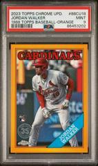 Jordan Walker [Orange] Baseball Cards 2023 Topps Chrome Update 1988 Prices