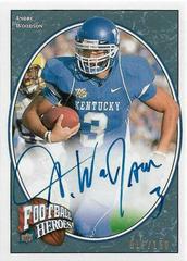 Andre Woodson [Autograph Blue] #106 Football Cards 2008 Upper Deck Heroes Prices
