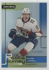 Anton Lundell Hockey Cards 2021 Upper Deck Synergy Rookie Journey Away Prices