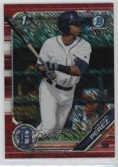 Wenceel Perez [Red Shimmer] #BCP-216 Baseball Cards 2019 Bowman Chrome Prospects Prices