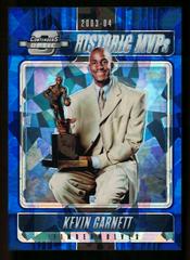 Kevin Garnett [Blue Cracked Ice] #7 Basketball Cards 2018 Panini Contenders Optic Historic Mvps Prices