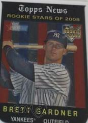 Brett Gardner Baseball Cards 2008 Topps Heritage Chrome Prices