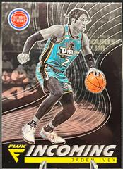Jaden Ivey #10 Basketball Cards 2022 Panini Flux Incoming Prices
