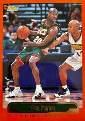 Gary Payton #20 Basketball Cards 1999 Topps Prices