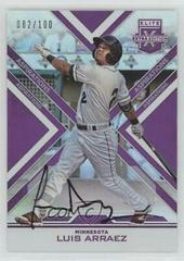 Luis Arraez [Autograph Aspirations Purple] #77 Baseball Cards 2016 Panini Elite Extra Edition Prices