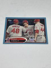 Mike Trout [Blue] Baseball Cards 2012 Topps Opening Day Prices