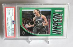 A'ja Wilson [Prizm Green] #9 Basketball Cards 2020 Panini Prizm WNBA Get Hyped Prices