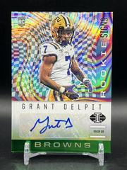 Grant Delpit [Green] #RS29 Football Cards 2020 Panini Illusions Rookie Signs Prices