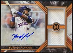 Yordan Alvarez Signature Swatches Daul Relic Autograph #SWDRA-YA Baseball Cards 2022 Topps Museum Collection Prices