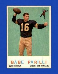 Babe Parilli #107 Football Cards 1959 Topps Prices