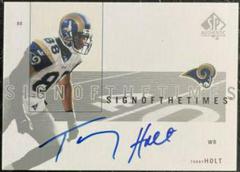 Torry Holt Football Cards 2001 SP Authentic Sign of the Times Prices