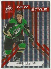 Kaiden Guhle [Orange Foilboard] #NS-KG Hockey Cards 2021 SP Game Used CHL New Style Prices