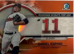 Daniel Espino [Orange] #BTP-11 Baseball Cards 2023 Bowman Scouts Top 100 Prices