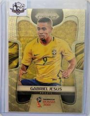 Gabriel Jesus [Gold Power] #32 Soccer Cards 2018 Panini Prizm World Cup Prices