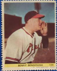Benny Bengough #129 Baseball Cards 1949 Eureka Sportstamps Prices