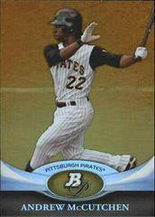 Andrew McCutchen [Gold] #79 Baseball Cards 2011 Bowman Platinum Prices