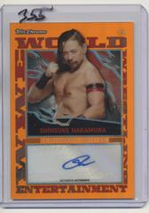 Shinsuke Nakamura [Orange] Wrestling Cards 2021 Topps Slam Attax Chrome WWE Autographs Prices