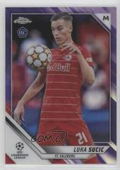 Luka Sucic [Purple Refractor] Soccer Cards 2021 Topps Chrome UEFA Champions League Prices