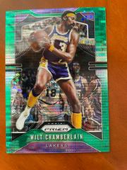 Wilt Chamberlain [Green Pulsar] Basketball Cards 2019 Panini Prizm Prices