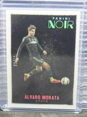 Alvaro Morata [Color Gold] Soccer Cards 2016 Panini Noir Prices