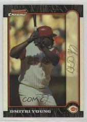 Dmitri Young [Refractor] Baseball Cards 1999 Bowman Chrome Gold Prices