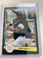 Kirby Puckett [Black Border] Baseball Cards 2016 Panini Donruss 1982 Prices