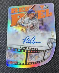 Pete Alonso Baseball Cards 2023 Bowman's Best Reel to Die Cut Autographs Prices
