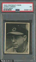 James Turner Baseball Cards 1940 Cincinnati Reds Team Issue Prices