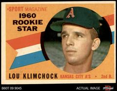 Lou Klimchock [Rookie Star] #137 Baseball Cards 1960 Topps Prices