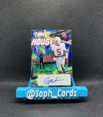 Garrett Wilson [Crystal Navy Blue] #TH-GW1 Football Cards 2022 Leaf Valiant Autographs Take it to the House Prices