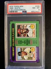 1968 MVP's [D. McLain, B. Gibson] #206 Baseball Cards 1975 Topps Mini Prices