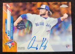 Anthony Kay [Orange Wave Refractor] Baseball Cards 2020 Topps Chrome Rookie Autographs Prices
