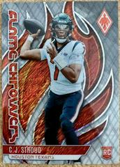 C. J. Stroud [White Shimmer] #FLA-21 Football Cards 2023 Panini Phoenix Flame Throwers Prices