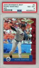 Pedro Martinez [Red] #6 Baseball Cards 2005 Bowman's Best Prices