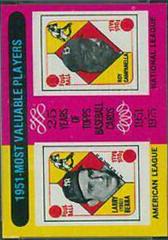 1951 MVP's [Y. Berra, R. Campanella] #189 Baseball Cards 1975 Topps Mini Prices
