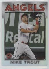 Mike Trout [Gold Refractor] #86TB-2 Baseball Cards 2021 Topps Chrome Ben Baller 1986 Baseball Prices
