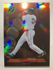 David Ortiz [Gold] #8 Baseball Cards 2023 Panini Chronicles Zenith Prices