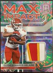 Clyde Edwards Helaire [Psychedelic] Football Cards 2022 Panini Spectra Max Impact Prices