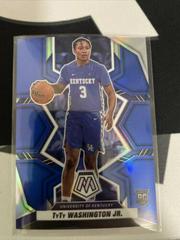 TyTy Washington Jr. [Blue] Basketball Cards 2022 Panini Chronicles Draft Picks Mosaic Prices