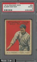 Elmer Knetzer #84 Baseball Cards 1914 Cracker Jack Prices